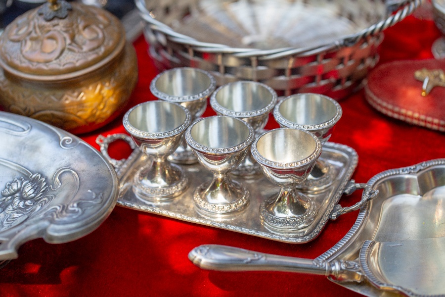 Silverware on table